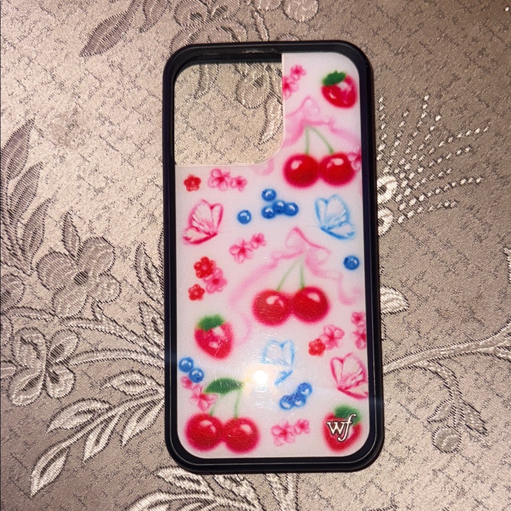 Velvet Caviar Cherry Blossom Phone Case - Black and Pink